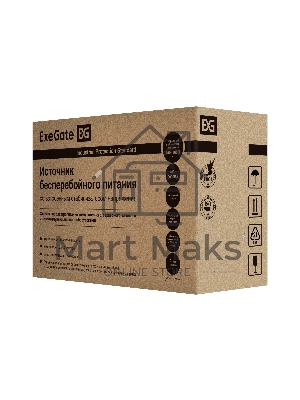 Источник бесперебойного питания ExeGate SpecialPro Smart LLB-1600.LCD.AVR.4SH 1600VA/950W, LCD, AVR, 4*Schuko, черный