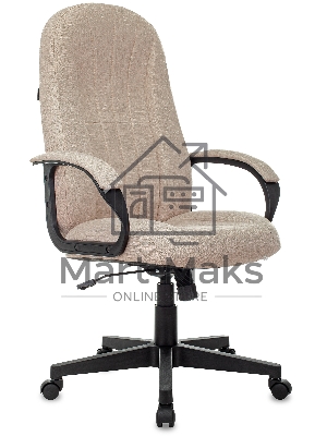 Кресло руководителя Бюрократ T-898AXSN бежевый 38-402, крестовина пластик