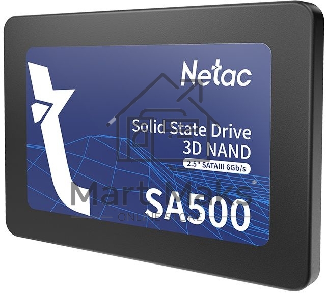 Накопитель SSD Netac SA500, 512GB, SATA III, 2.5