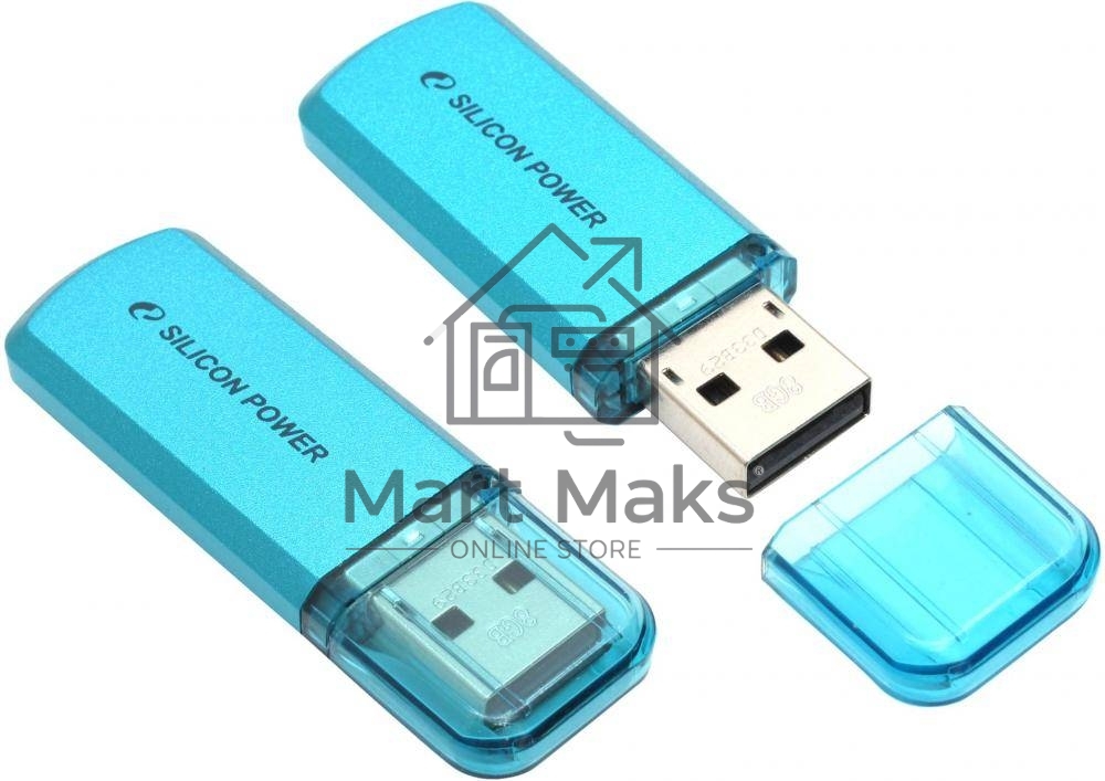 Флешка USB R/W Silicon Power R/W 8Gb Helios 101 SP008GBUF2101V1B USB2.0 синий