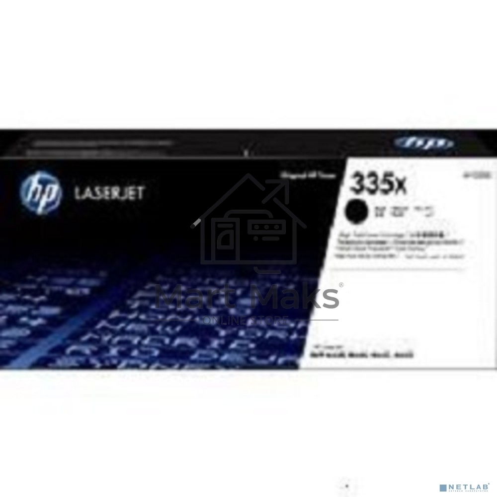 Картридж лазерный HP 335X черный для LaserJet MFP M438n/M442dn/M443nda 13 700 стр.