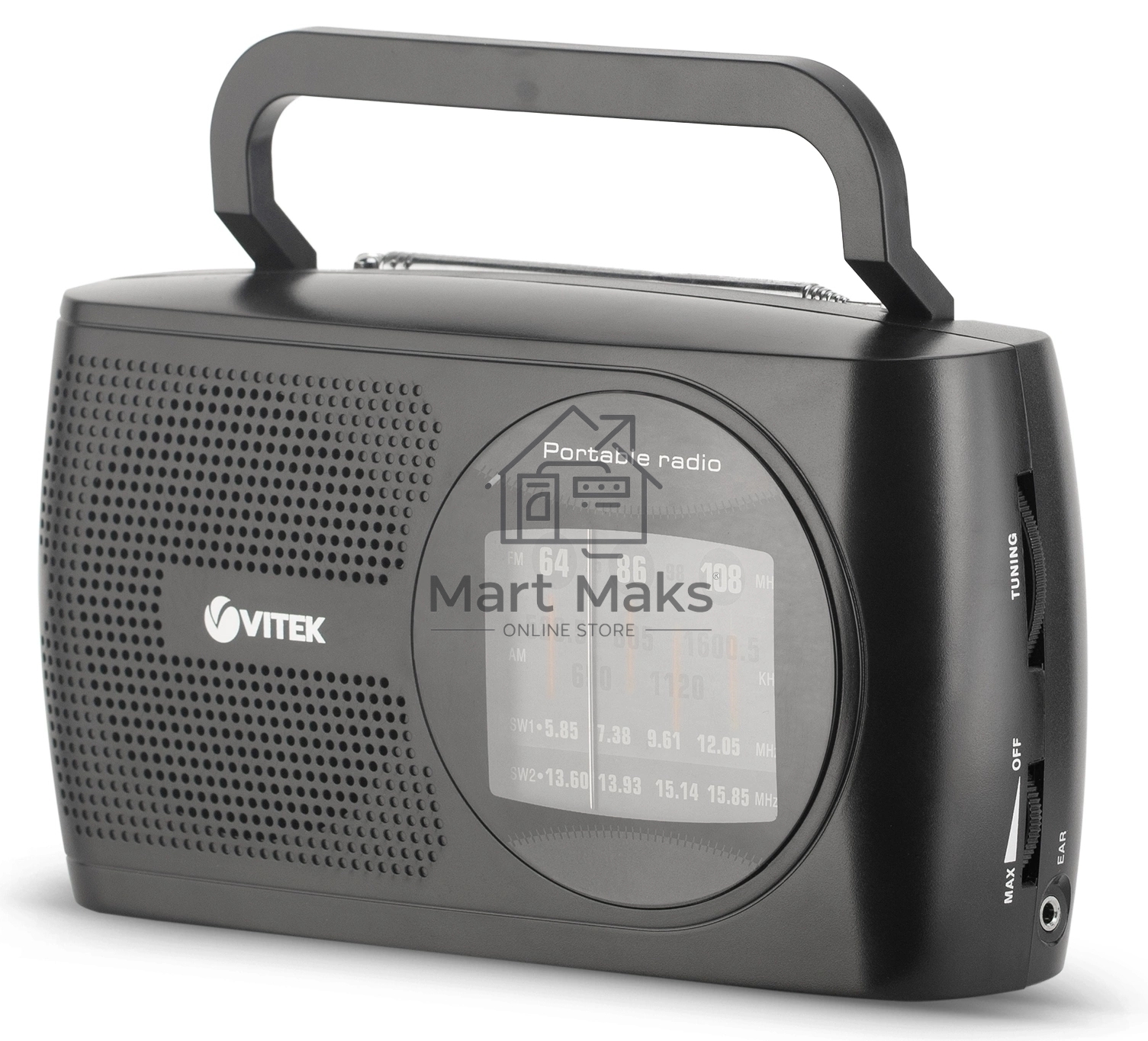 Радиоприемник Vitek VT-3587 BK черный