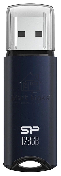 Флешка USB R/W R/W 128Gb Silicon Power Marvel M02, USB 3.2, Black