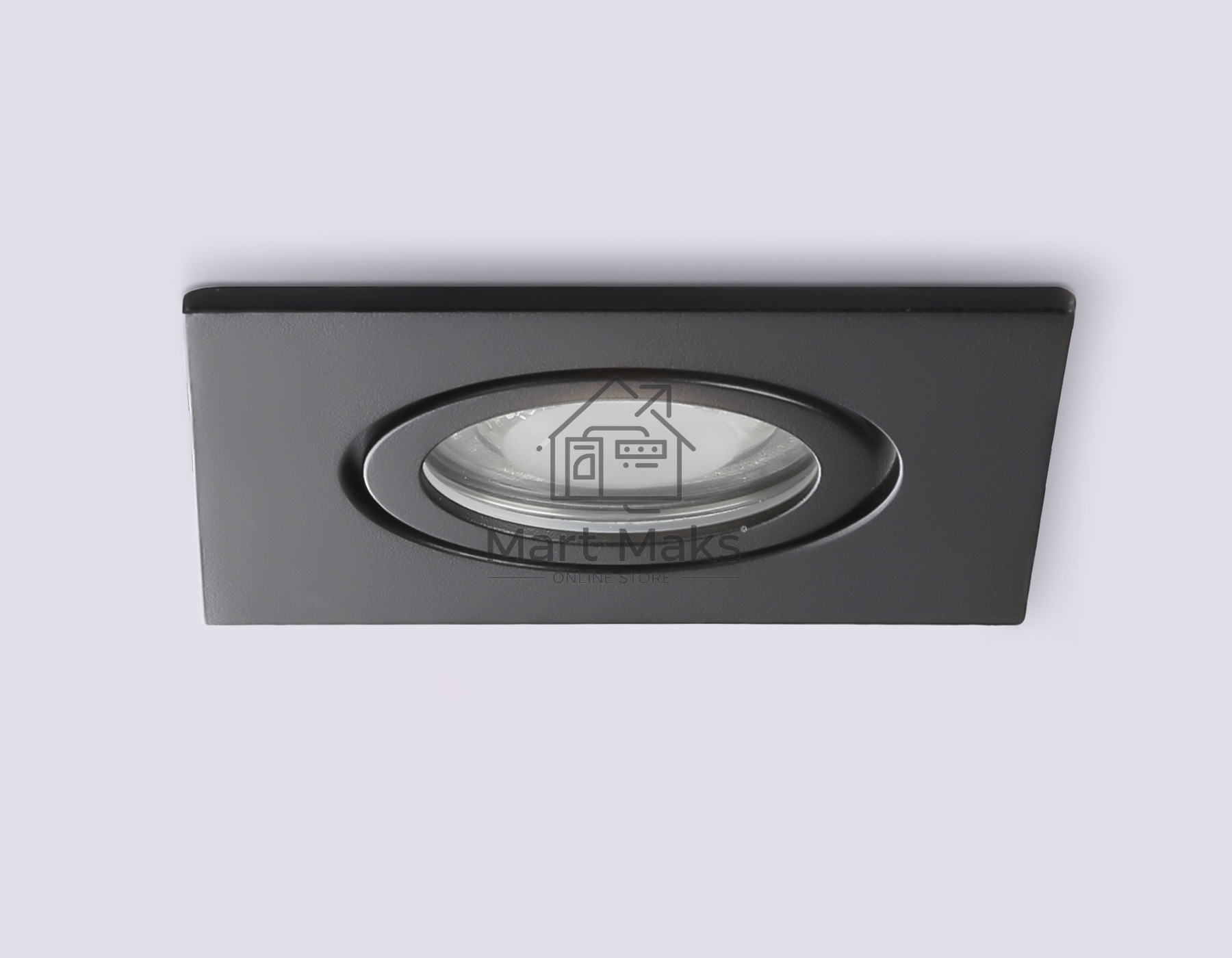 Светильник Ambrella light TN1161 BK черный  IP44 GU5.3 85*85*28