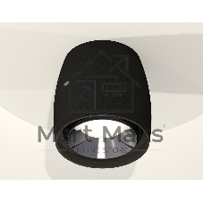 Светильник Ambrella Light XS1142003 SBK/PSL черный песок/серебро полированное MR16 GU5.3 (C1142, N7032)