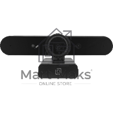 Веб-камера OKLICK OK-C031FH 1920x1080, 30 кадр/с, USB Type-A, микрофон (шумоподавление), автоматическая фокусировка, универсальное крепление