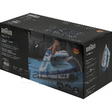 Утюг Braun FI3144BL голубой/белый, 2400 Вт, 45 г/мин, 160 г/мин, 270 мл