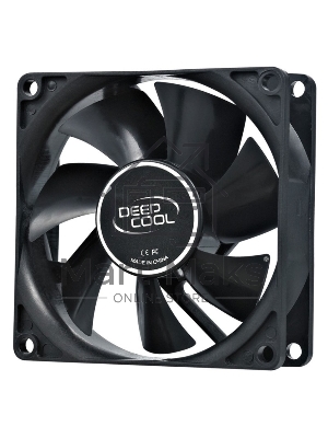 Вентилятор для корпуса DEEPCOOL XFAN 80 черный, 80 мм, 1800 об/мин, 20.3 дБ, 4 pin