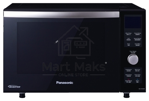 Микроволновая печь Panasonic NN-DF383BZPE черный, 23 л, 1070 Вт, переключатели - поворотный механизм/сенсор