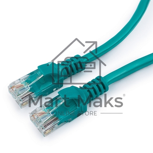 Патч-корд UTP Cablexpert кат.5e, 1м, литой, многожильный (зеленый)