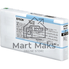 Картридж струйный Epson T9135 (C13T913500) светло-голубой (200 мл) для SureColor SC-P5000, SC-P5000V