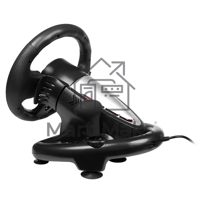 Руль SVEN GC-W700 (педали, вибро, скоба, лепестки, АКПП, D-pad, 12 кл, резин. вставки, PC/Xinput)