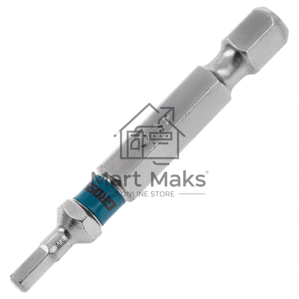 Набор бит GROSS HEX 3x50, сталь S2, 10 шт GROSS 11462