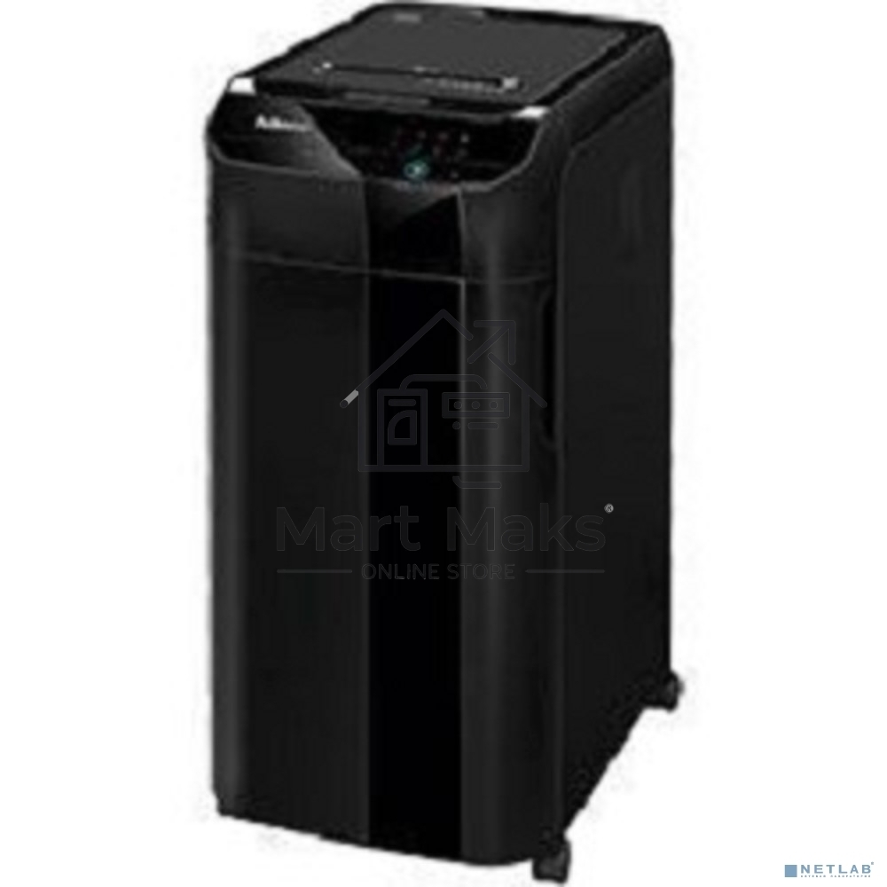 Шредер Fellowes AutoMax 350C (секр.P-4)/фрагменты/350лист./68лтр./скрепки/скобы/пл.карты/CD