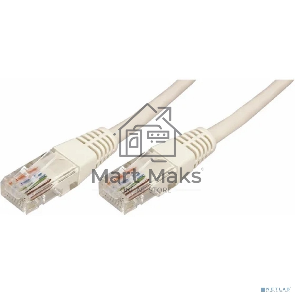 Пaтч-корд Rexant U/UTP, категория 5e, RJ45-RJ45, неэкранированный, PVC серый, 20м
