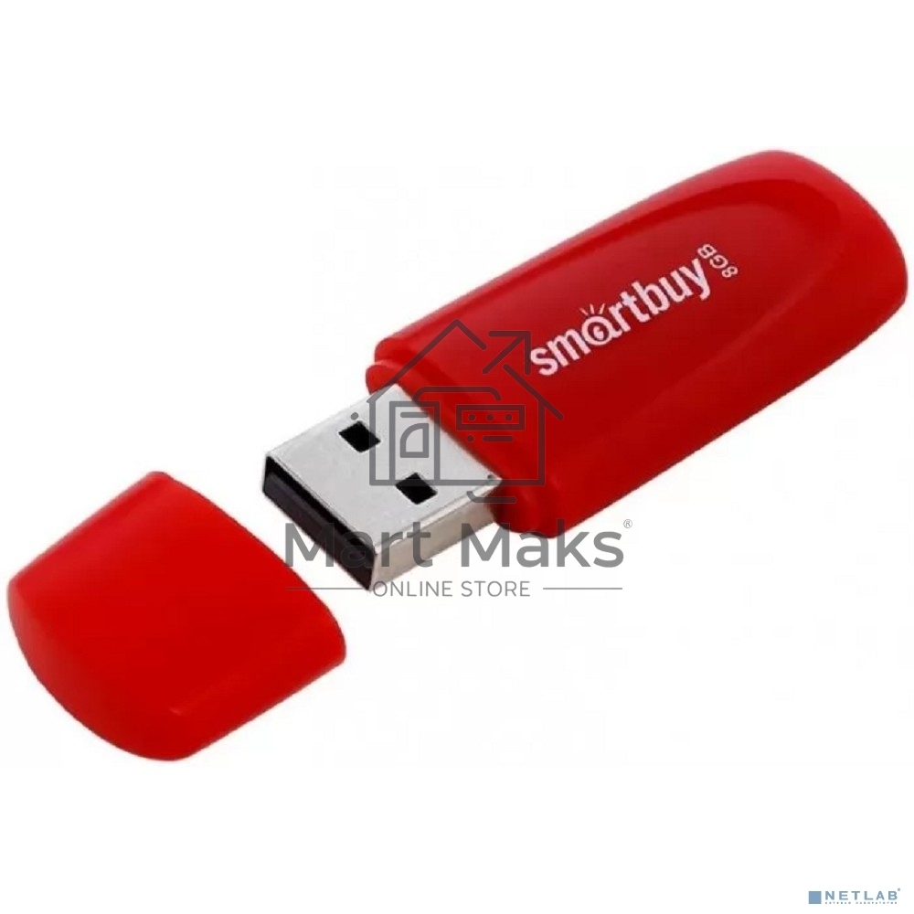 Флешка USB R/W SmartBuy R/W USB Drive UFD 2.0 8Gb,Scout Red (SB008GB2SCR)