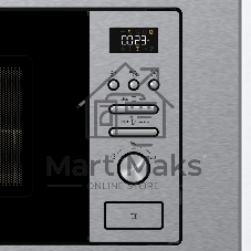 Микроволновая печь встраиваемая Gorenje BMI201AG1X нержавеющая сталь, 20 л, 800 Вт, переключатели - поворотный механизм/кнопки
