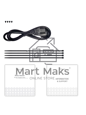 Блок питания 600W Ocypus Beta P600 BK (ATX, APFC, 20+4 pin, 120мм fan, PCI-E 6+2Px2, 3xSATA) (Beta-P600-N1HDBK024X-EU)