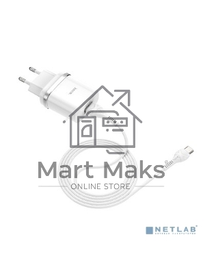 Сетевое ЗУ + Кабель Type-C 1m/ QC 3.0/ HOCO HC-16309 C12Q/ 1 USB/ Выход: 5V_9V_12V, 18W, белый