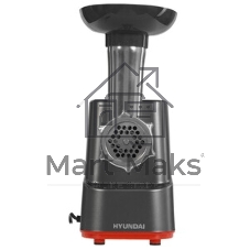 Мясорубка электрическая Hyundai HY-MG3144 графит, 1800 Вт, 2.2 кг/мин, реверс, защита от перегрузки, насадки - 7
