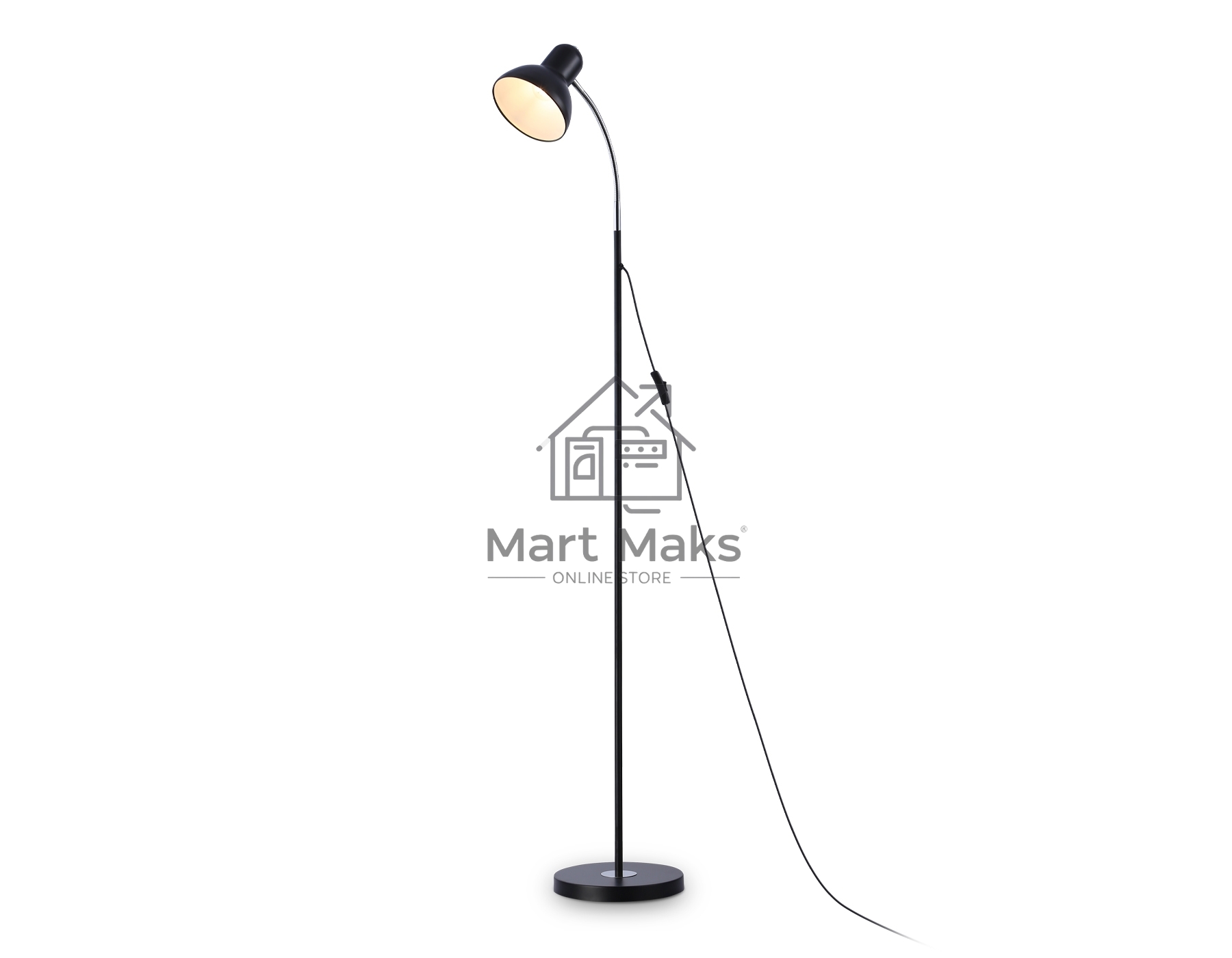 Светильник Ambrella light TR97656 BK черный E27 max 40W D140*1450