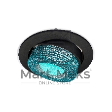 Комплект встраиваемого поворотного светильника Ambrella light XC7652063 SBK/BL черный песок/голубой MR16 GU5.3 (C7652, N7194)