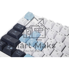 Клавиатура MSI Forge GK600 гибридная, Bluetooth, радиоканал, белый