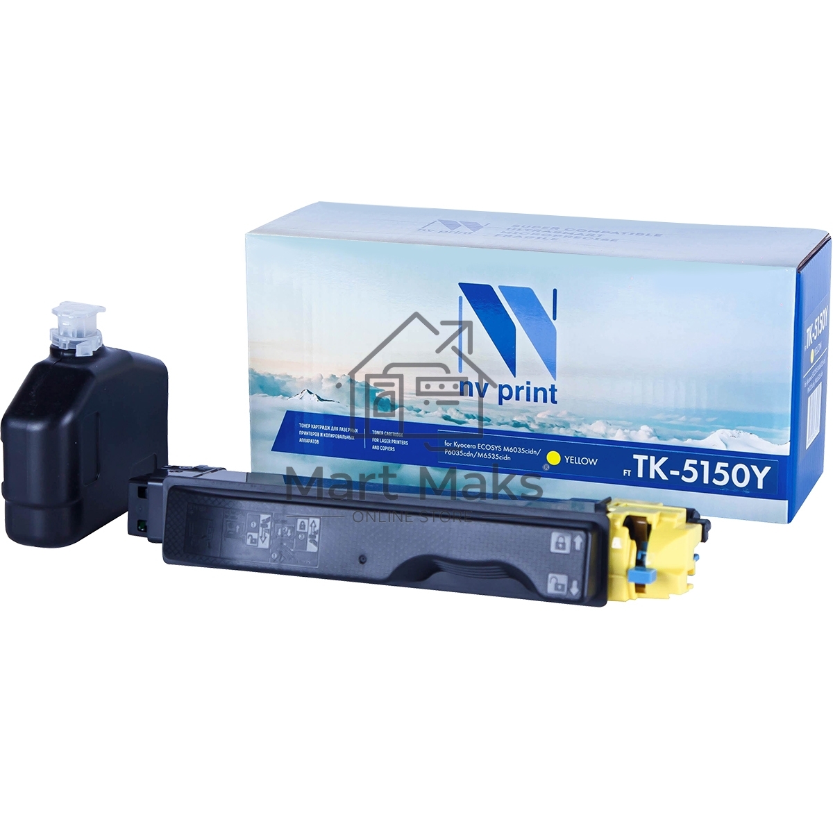 Картридж NVPrint совместимый Kyocera TK-5150 Yellow для ECOSYS M6035cidn/P6035cdn/M6535cidn (10000k)