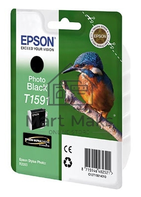 Картридж струйный Epson C13T15914010 фото черный (850 стр) для Epson St Ph R2000