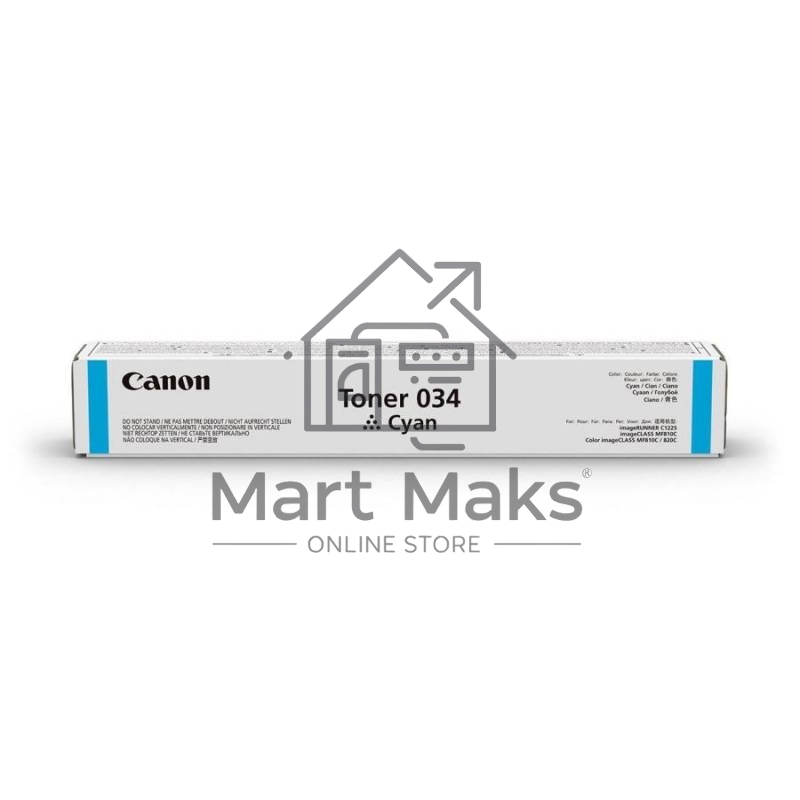 Картридж лазерный Canon 034 (9453B001) голубой (12000 стр.) для Canon iR C1225iF