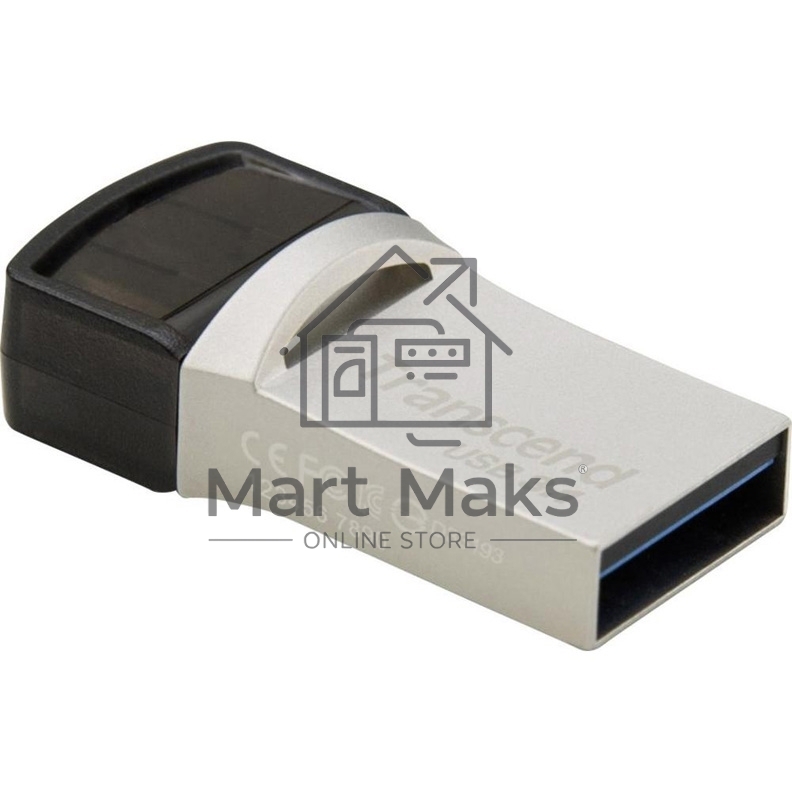 Флешка USB Transcend 64Gb JetFlash 890, USB Type-C, OTG ,Металл