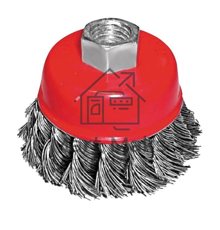 Кордщетка FIT 39467чашка 75мм витая гайка м14