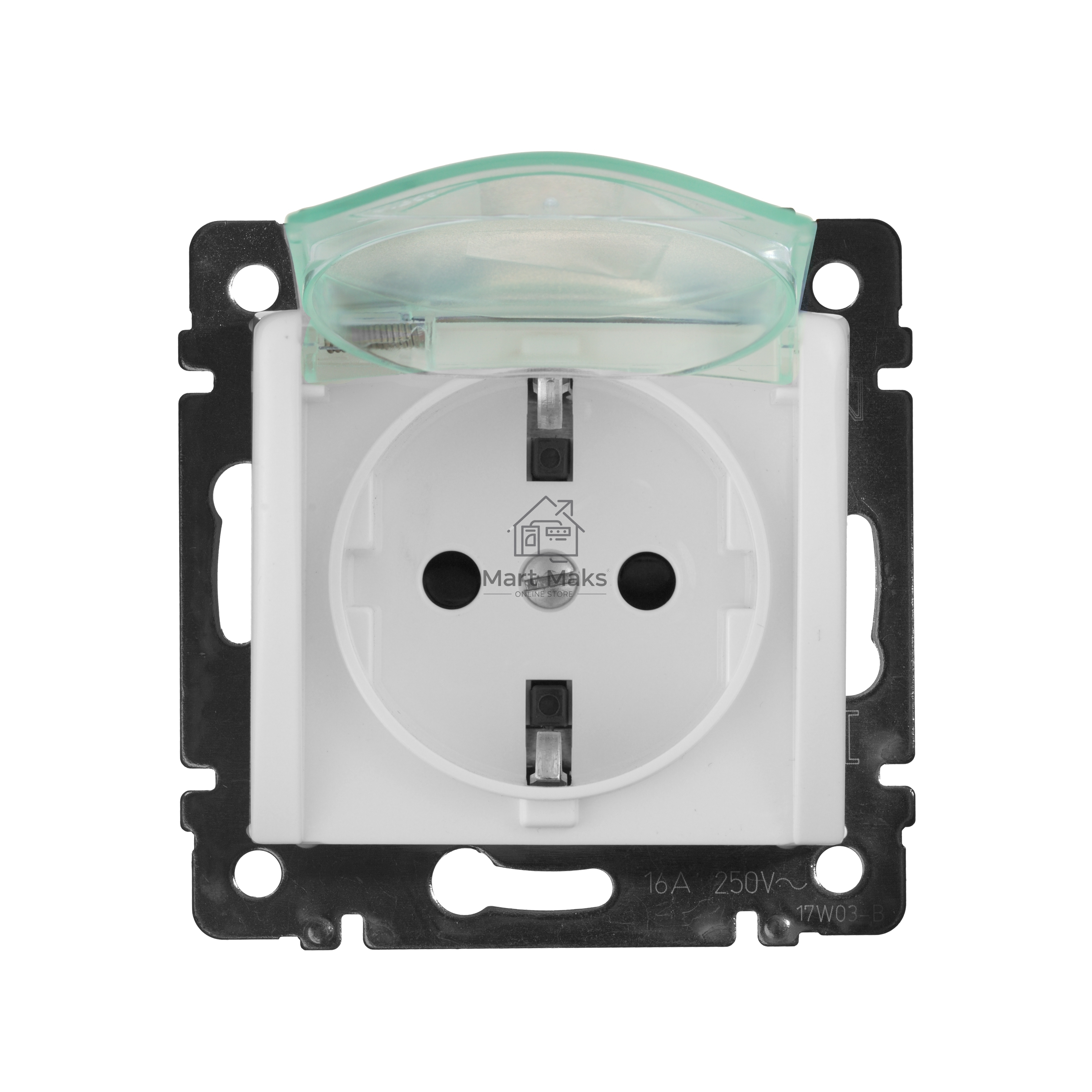 Электроустановочные изделия Legrand Legrand 774220 Розетка Valena влагозащищенная IP44 с заземлением с крышкой и защитными шторками (белая)