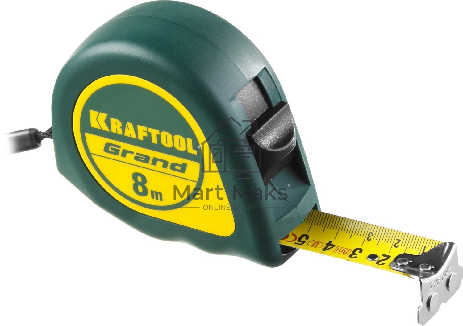 Рулетка KRAFTOOL GRAND 34022-08-25 8м/25мм с ударостойким корп.