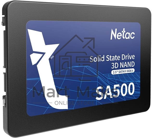 Накопитель SSD Netac SA500, 512GB, SATA III, 2.5