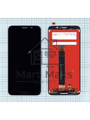 Дисплей для Honor 7A Prime черный