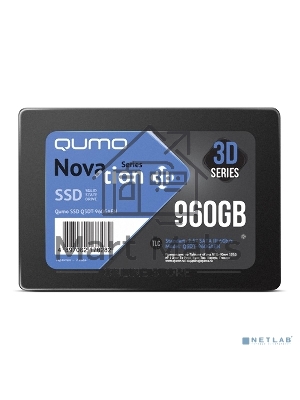 Накопитель SSD QUMO Novation, 960Gb, SATA III, 2.5