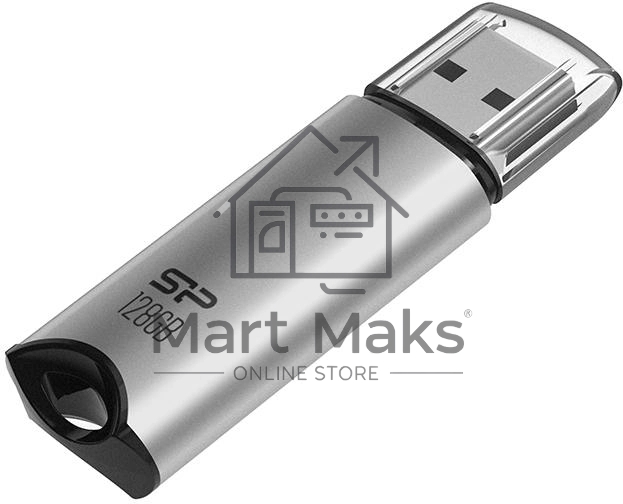 Флешка USB R/W R/W 128GB Type-A USB 3.2 Gen 1, Silver, Blue