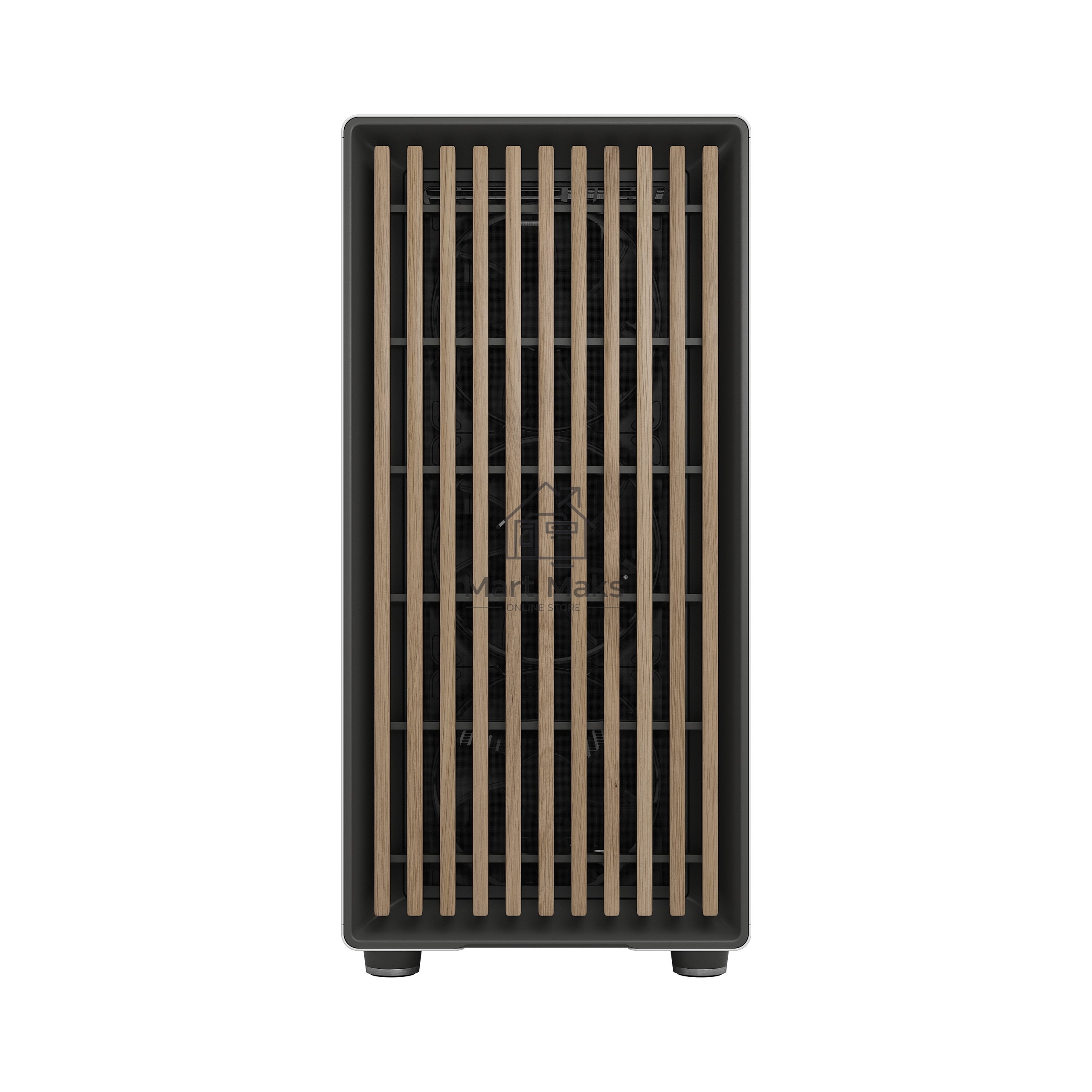 Корпус ПК без блока питания Fractal Design North XL, Full-Tower, 3x140mm, 2xUSB-A 3.2 + 1xUSB 3.2 Type-C E-ATX, ATX, mATX, mITX Wood panel, Chalk White