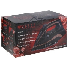 Утюг Kelli KL-1654R черный/белый/красный