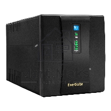 Источник бесперебойного питания ExeGate SpecialPro UNB-1200.LED.AVR.EURO.RJ 1200VA/750W, LED, AVR, 4 евророзетки, RJ45/11, черный