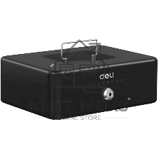 Сейф для денег Deli ET505 85х 250х 180 мм, ключевой, черный