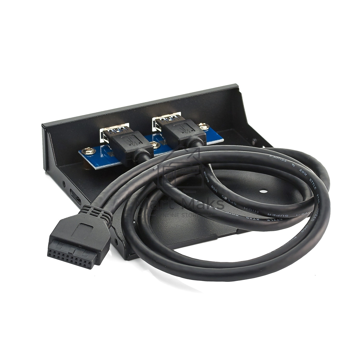 Планка USB на переднюю панель Exegate U3H-615, 3,5