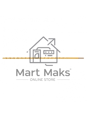 Сверло спиральное по металлу Matrix 5 x 300мм, HSS, нитридтитановое покрытие