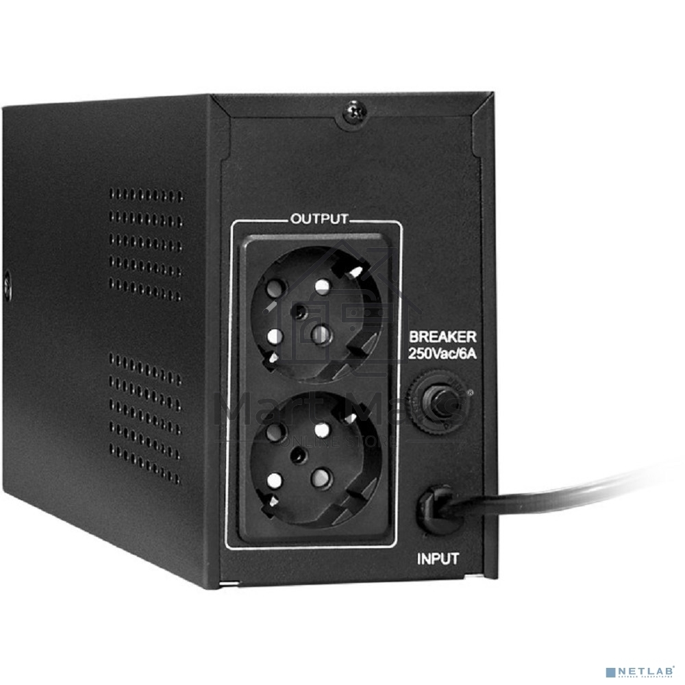 Источник бесперебойного питания ExeGate SpecialPro UNB-800.LED.AVR.EURO <800VA/480W, LED, AVR, 2 евророзетки, Black>