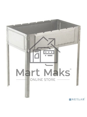 Мангал с ребрами жесткости 700x300x700 мм, Россия Camping Palisad