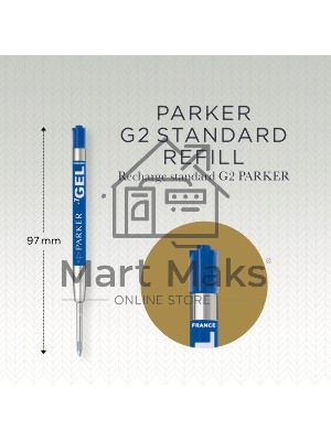 Стержень гелевый Parker Z05 (CW1950346) M 0.7мм синие чернила для ручек шариковых блистер