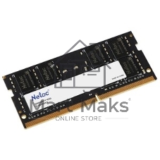 Оперативная память NETAC Basic, DDR4, 4GB (1x4GB), 2666MHz, CL19, SO-DIMM