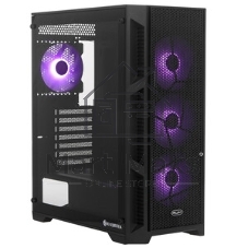 Корпус без блока питания Raijintek ARCADIA 41-MS4, Midi-Tower, TG, 1x120мм + 3x120мм ARGB, 2xUSB-A 3.0 + 1xUSB-C, ATX, mATX, mITX Black