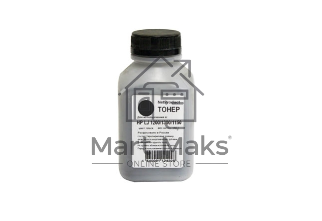 Тонер HP LJ 1200/1300/1150 (NetProduct) 150 г, банка